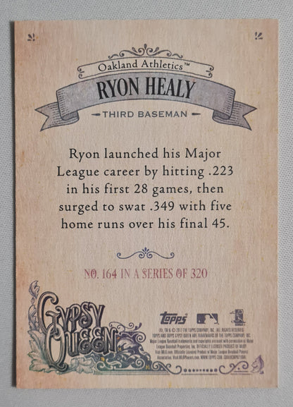 Ryon Healy - 2017 Topps MLB Baseball Oakland Athletics - Gypsy Queen (RC) #164 of 320