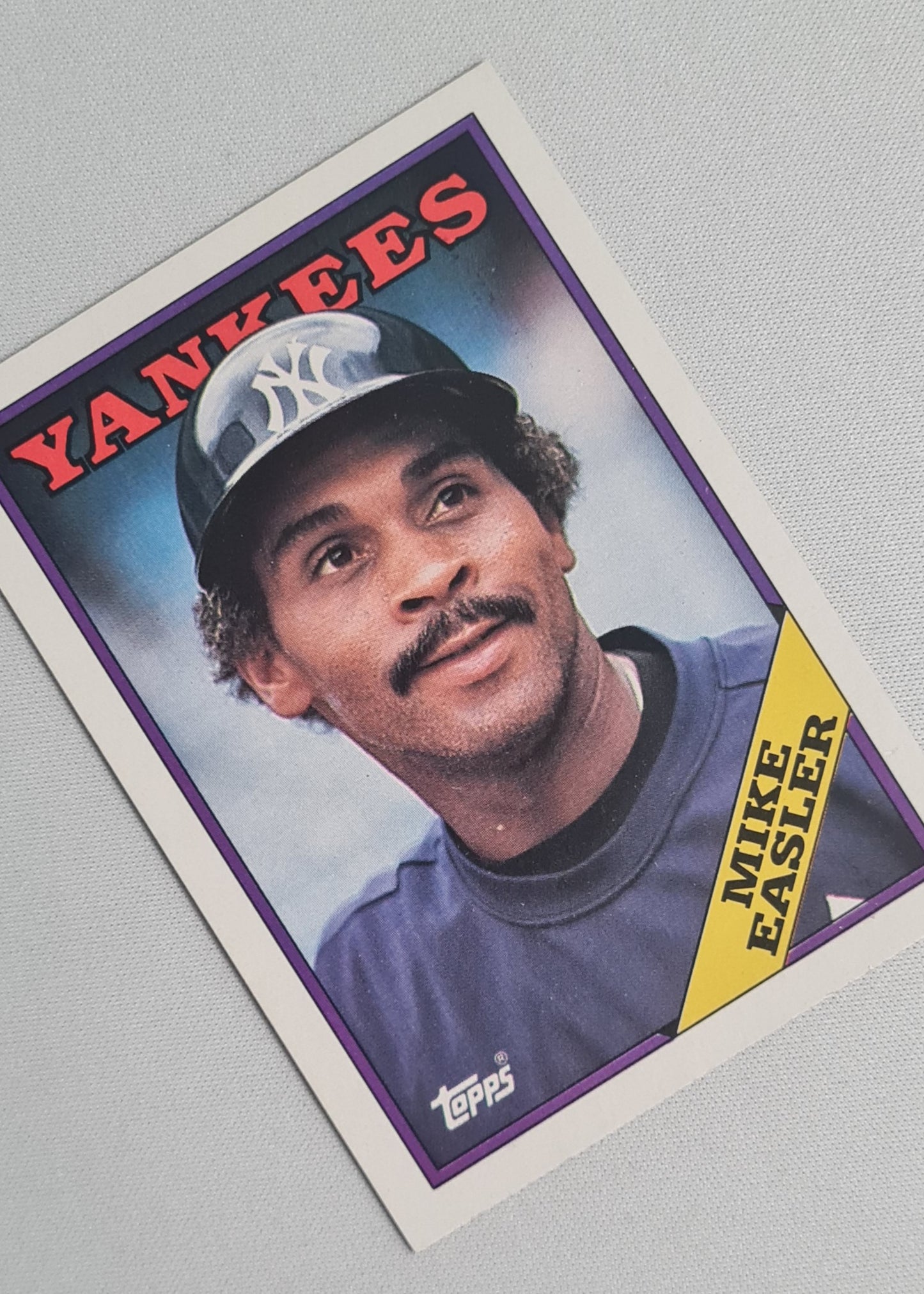 Mike Easler - 1988 Topps "Chewing Gum" Card #741 Yankees DH