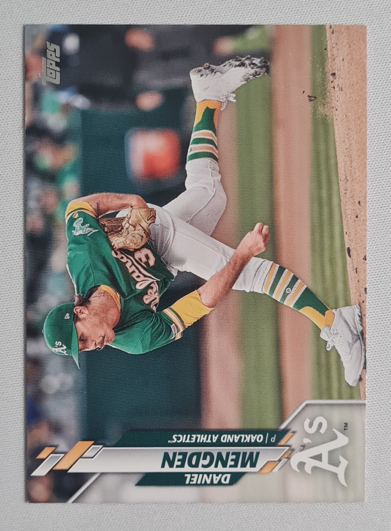 Daniel Mengden - 2020 Topps MLB Baseball Oakland Athletics #261 Pitcher