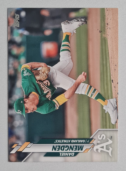 Daniel Mengden - 2020 Topps MLB Baseball Oakland Athletics #261 Pitcher
