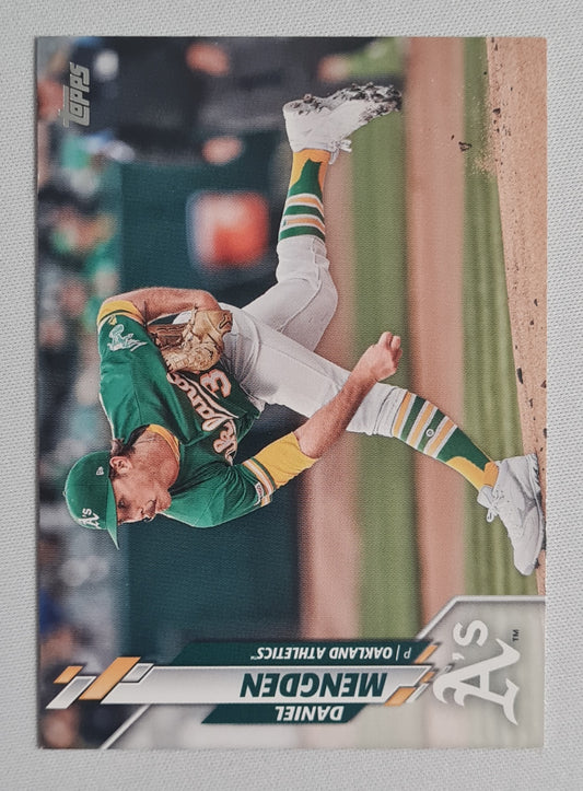 Daniel Mengden - 2020 Topps MLB Baseball Oakland Athletics #261 Pitcher