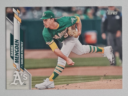 Daniel Mengden - 2020 Topps MLB Baseball Oakland Athletics #261 Pitcher