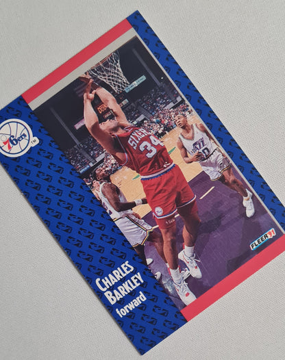 Charles Barkley - 1991 Fleer NBA Philadelphia 76ers Basketball #151