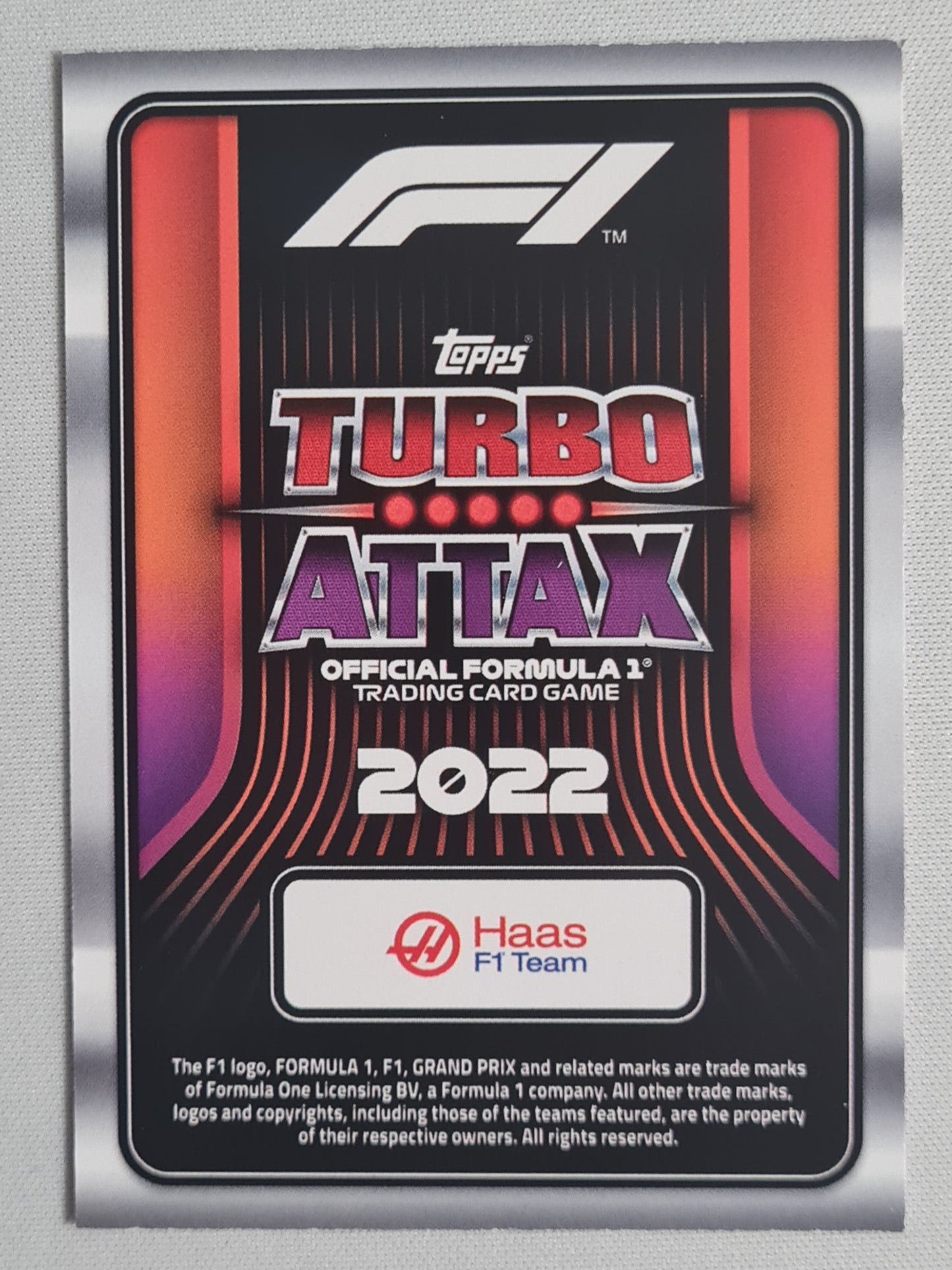 Kevin Magnussen - 2022 Topps Turbo Attax F-1 Haas F1 Team #318 Pink
