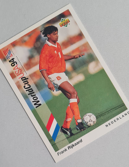 Frank Rijkaard - 1993 Upper Deck #18 - 1994 World Cup USA - Holland