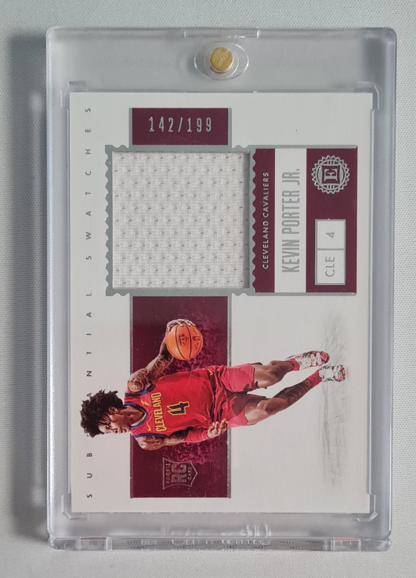 Kevin Porter Jr. - 2019-20 Panini Encased Basketball #SR-KPJ NBA Cavaliers /Patch /199