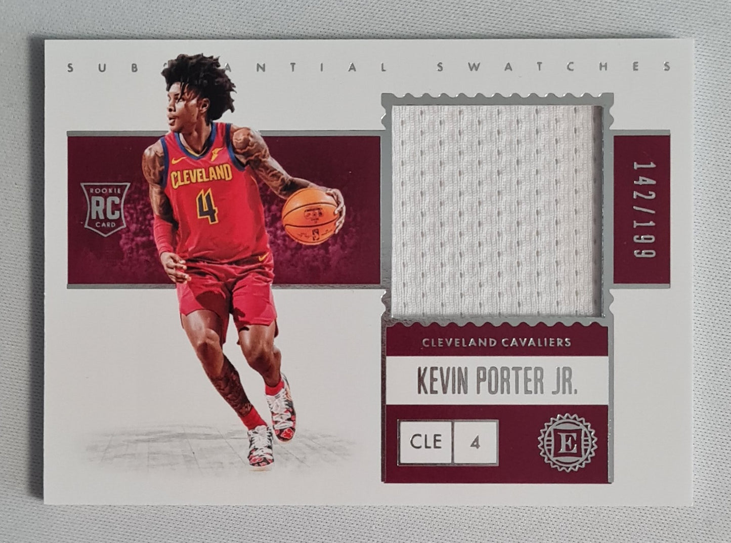 Kevin Porter Jr. - 2019-20 Panini Encased Basketball #SR-KPJ NBA Cavaliers /Patch /199