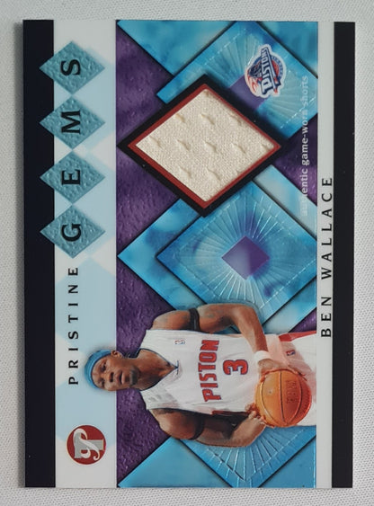 Ben Wallace - 2003 Topps Pristine GEMS #GEM-BW - NBA Detroit Pistons /Patch (Shorts)