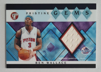 Ben Wallace - 2003 Topps Pristine GEMS #GEM-BW - NBA Detroit Pistons /Patch (Shorts)