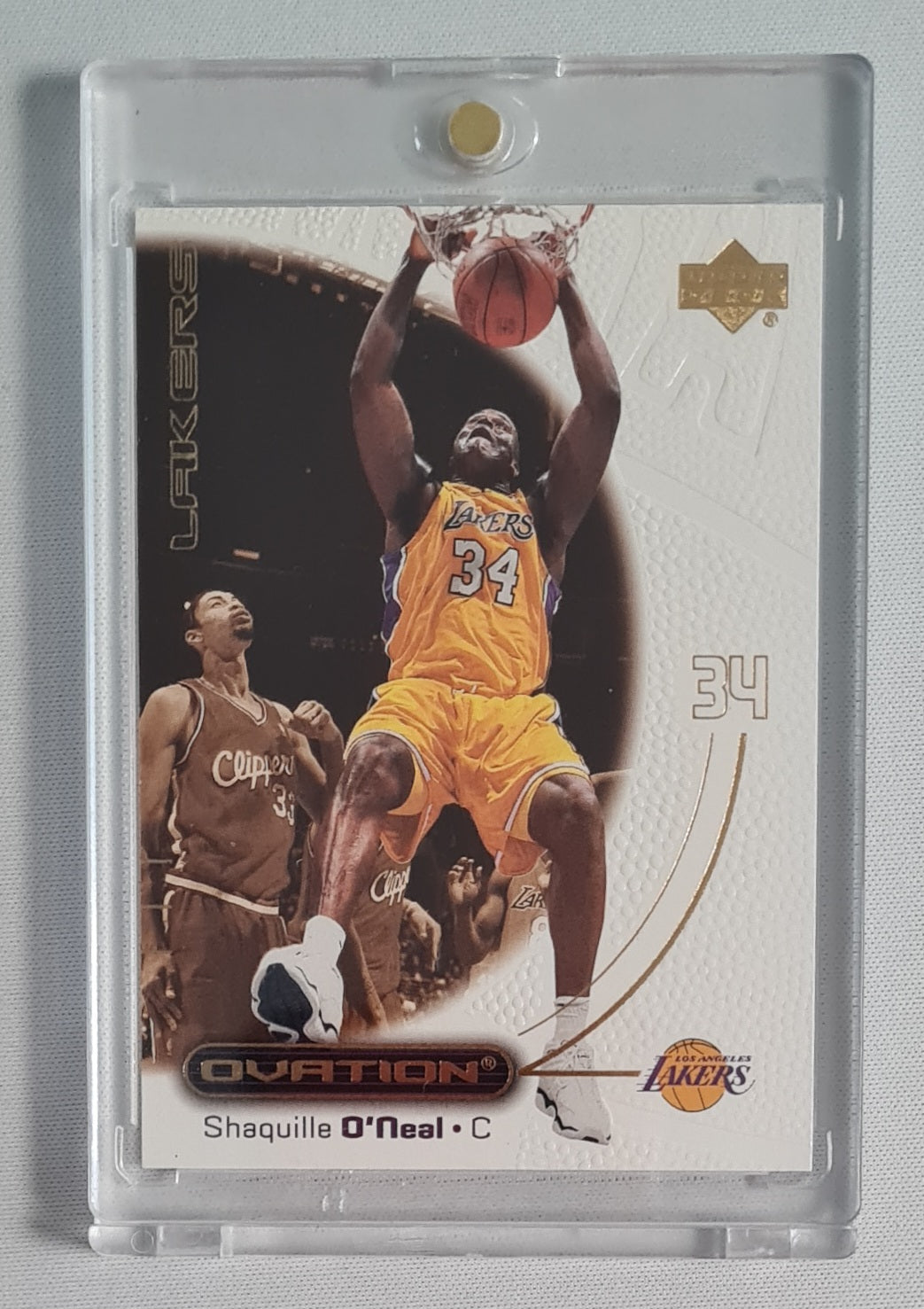 Shaquille O'Neal - 2000 Upper Deck Ovation - NBA L.A. Lakers Super Star #25