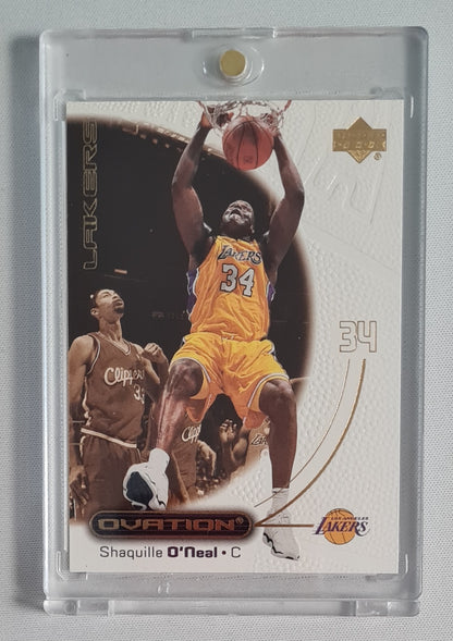 Shaquille O'Neal - 2000 Upper Deck Ovation - NBA L.A. Lakers Super Star #25