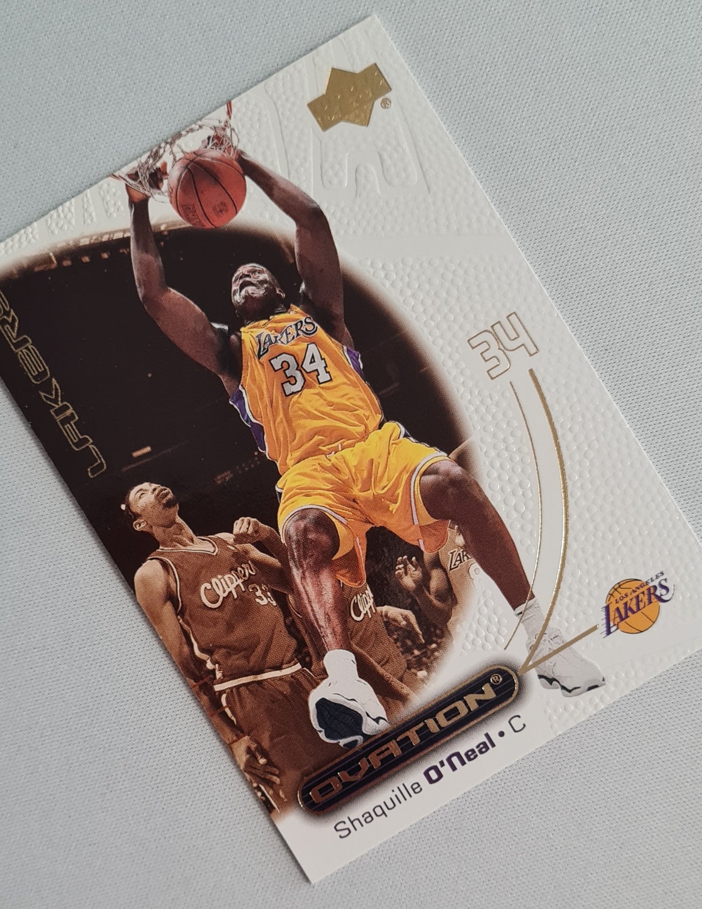 Shaquille O'Neal - 2000 Upper Deck Ovation - NBA L.A. Lakers Super Star #25