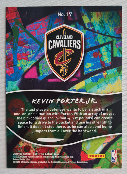 Kevin Porter Jr. - 2019 Panini Certified Graffiti Basketball NBA Cavaliers #17 (RC) Holo