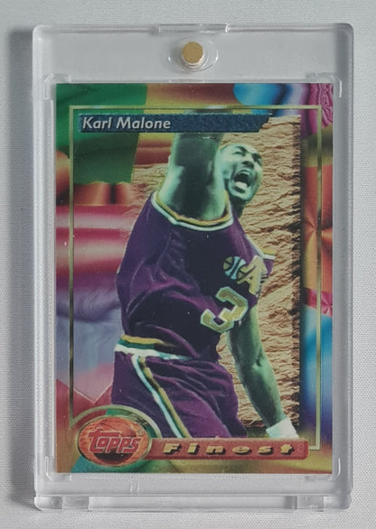Karl Malone - 1994 Topps Finest #215 Finest Moment NBA Basketball Utah Jazz