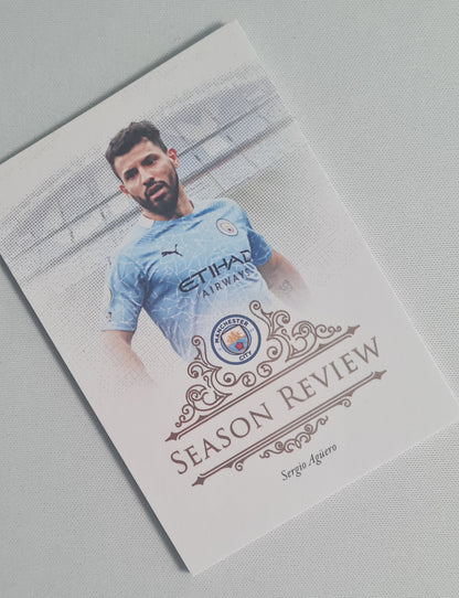 Sergio Aguero - 2021 Futera (Season Review) Manchester City #SRM01 /30