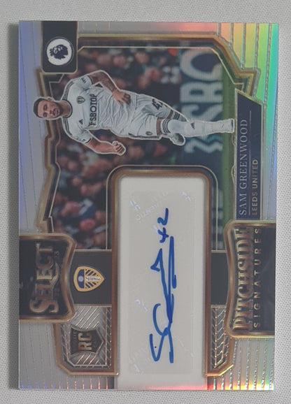 Sam Greenwood - 2022/23 Panini Select Premier League Soccer (RC) Leeds United #PS-SGD /Authograph