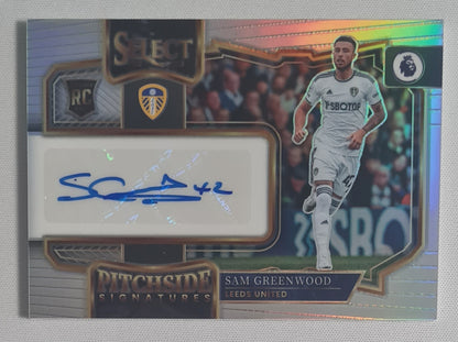 Sam Greenwood - 2022/23 Panini Select Premier League Soccer (RC) Leeds United #PS-SGD /Authograph