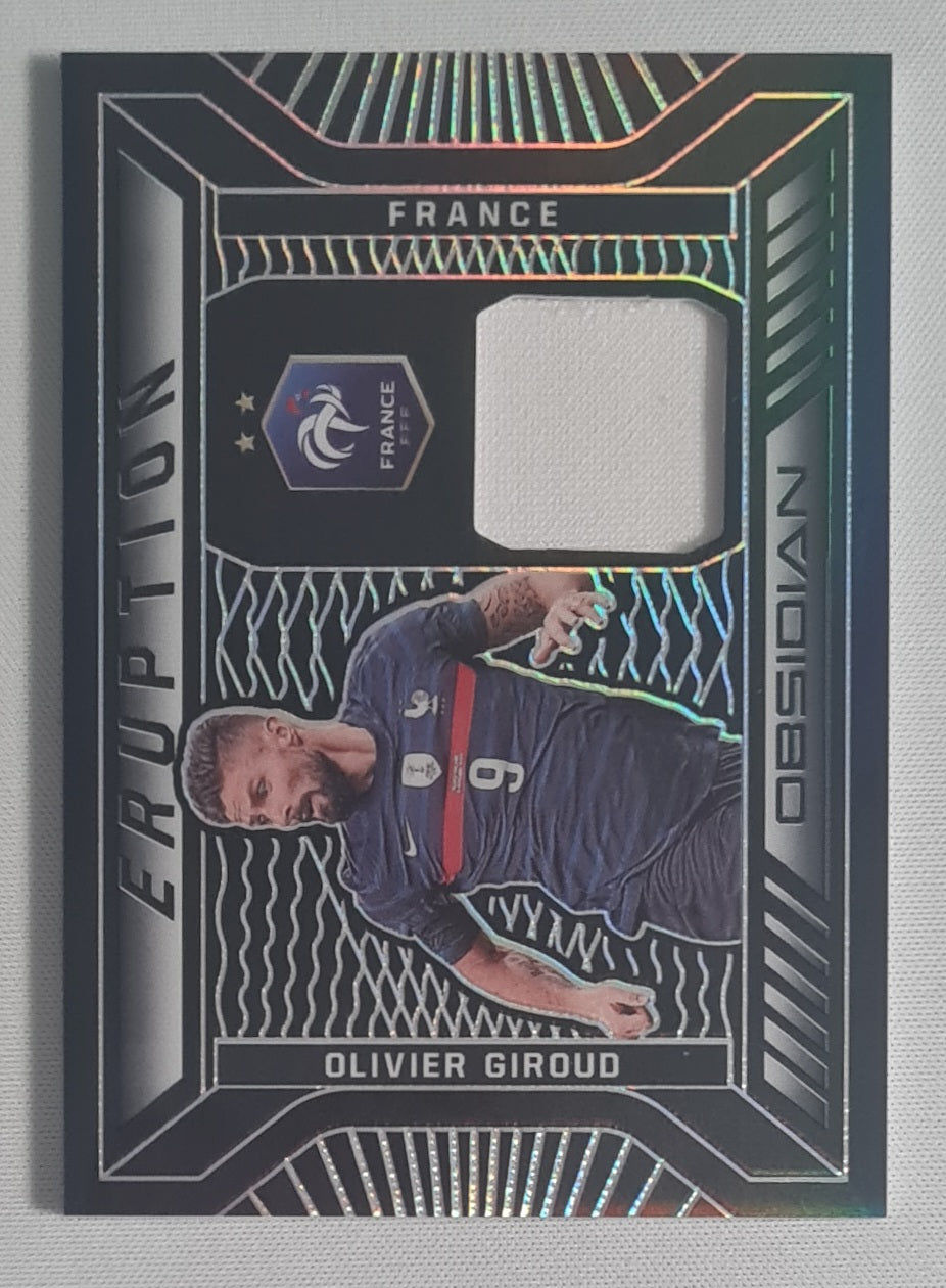 Olivier Giroud - 2021/22 Panini Obsidian Soccer "Eruption" France Super Star /Patch /149