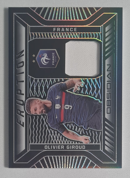 Olivier Giroud - 2021/22 Panini Obsidian Soccer "Eruption" France Super Star /Patch /149