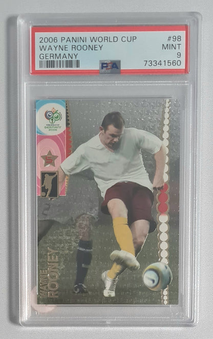 Wayne Rooney - 2006 Panini World Cup Germany #98 PSA 9 MINT