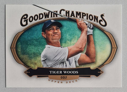 Tiger Woods - 2020 Upper Deck Goodwin Champions #75