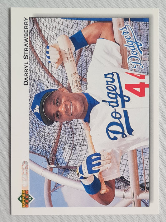 Darryl Strawberry - 1992 Upper Deck #174 Los Angeles Dodgers