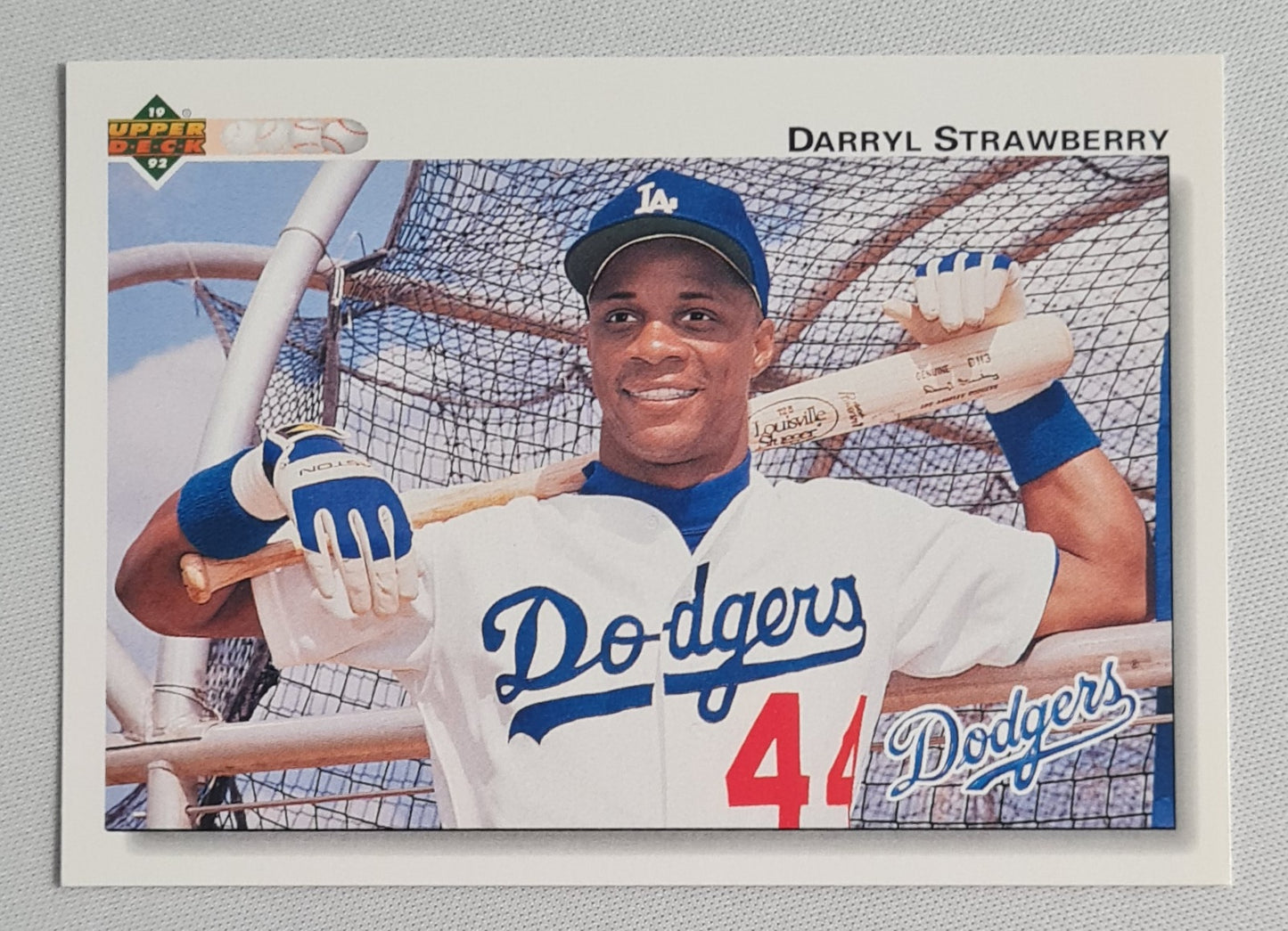 Darryl Strawberry - 1992 Upper Deck #174 Los Angeles Dodgers