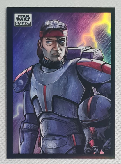 2022 Topps Star Wars Galaxy Chrome Hunter #88 Refractor