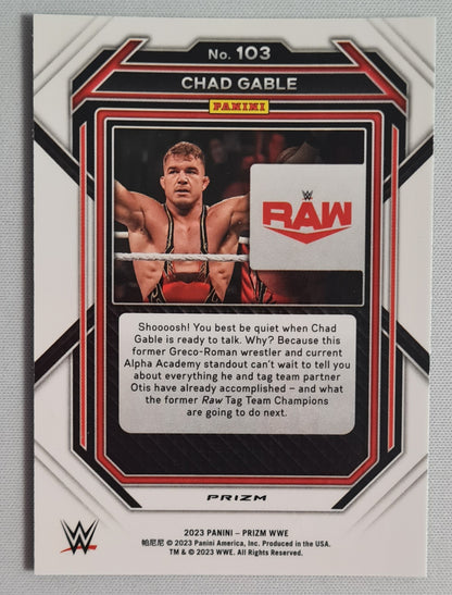 Chad Gable - 2023 Panini Prizm WWE Green Prizm #103