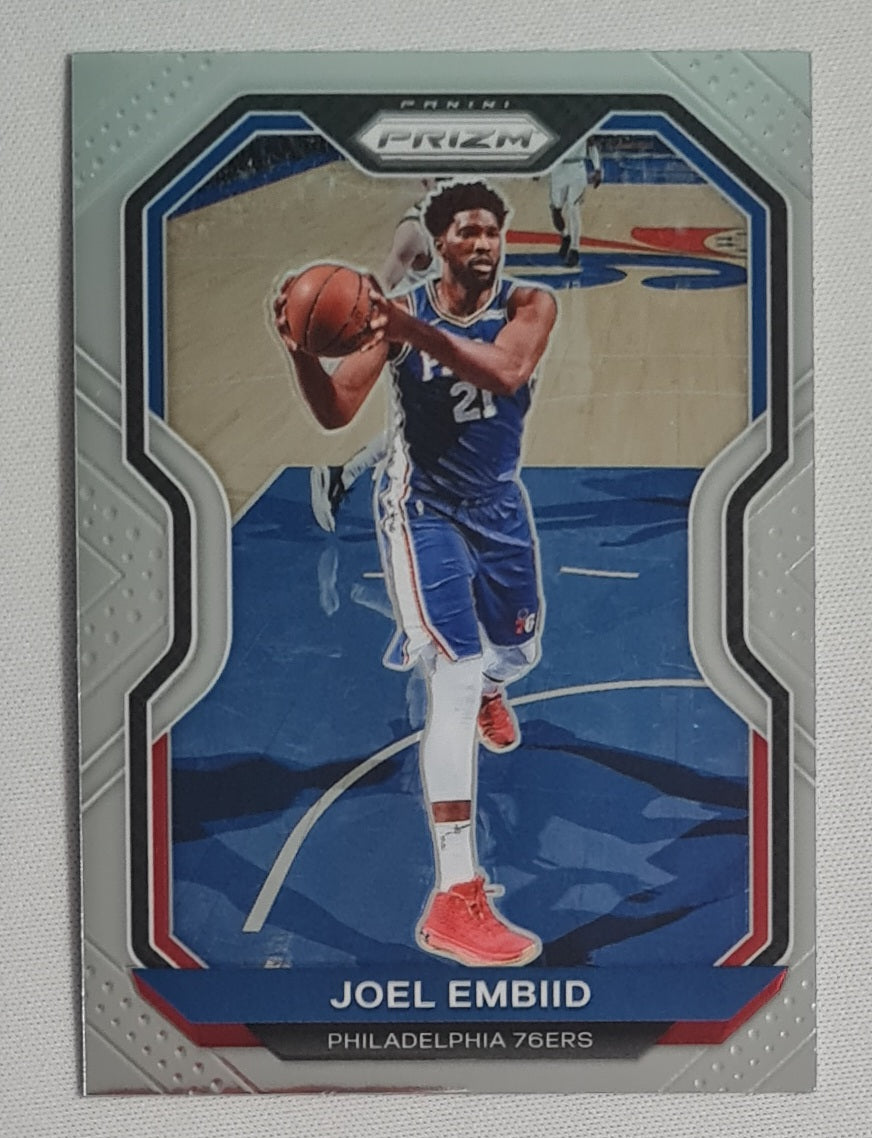 Joel Embiid - 2020/21 Panini Prizm #141 Philadelphia 76ers