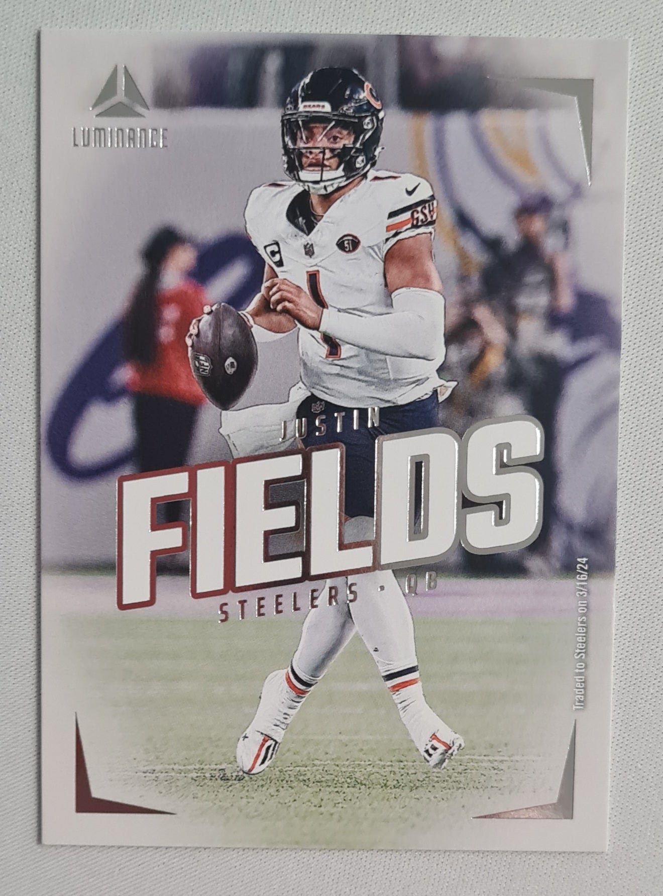 Justin Fields - 2024 Panini Luminance #10 Pittsburgh Steelers
