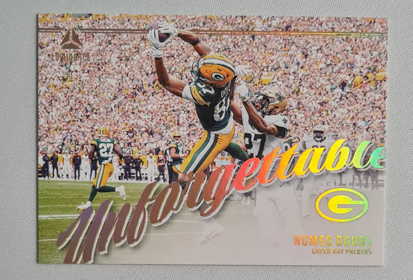 Romeo Doubs - 2024 Panini Luminance Unforgettable #UNF-RDS Green Bay Packers