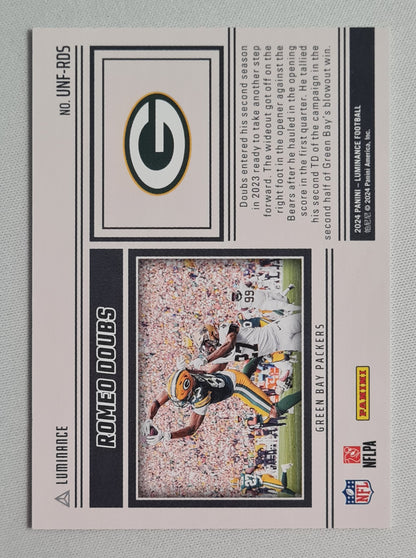 Romeo Doubs - 2024 Panini Luminance Unforgettable #UNF-RDS Green Bay Packers
