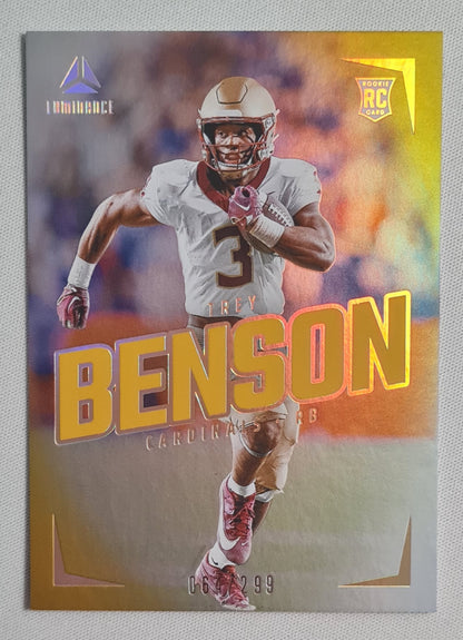 Trey Benson - 2024 Panini Luminance Gold /299 #147 Arizona Cardinals
