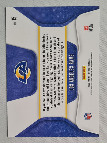 Los Angeles Rams - 2022 Panini Score Huddle Up #15