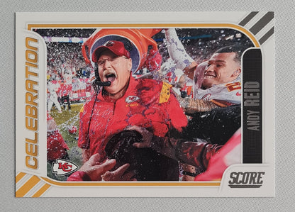 Andy Reid - 2023 Panini Score Celebration #24 Kansas City Chiefs