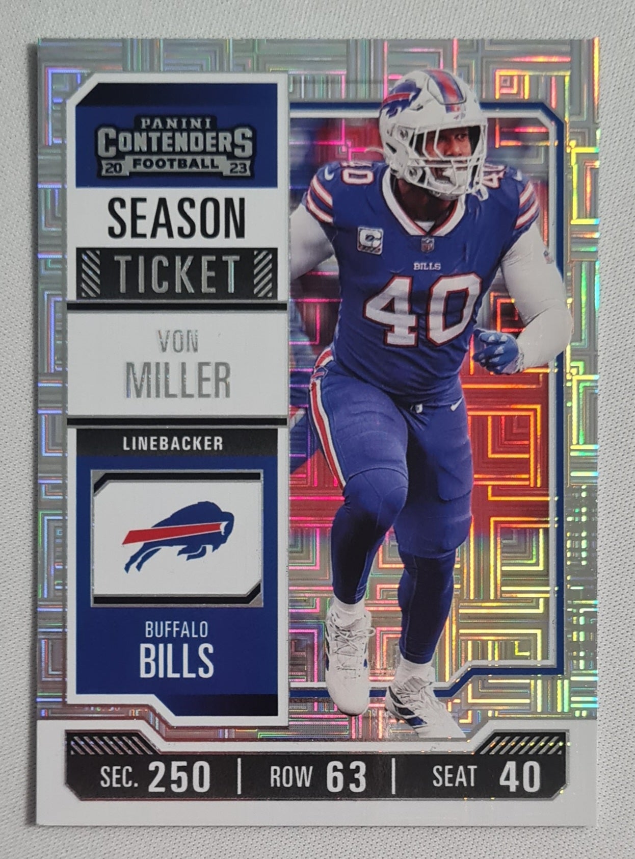 Von Miller - 2023 Panini Contenders Season Ticket #13 Buffalo Bills