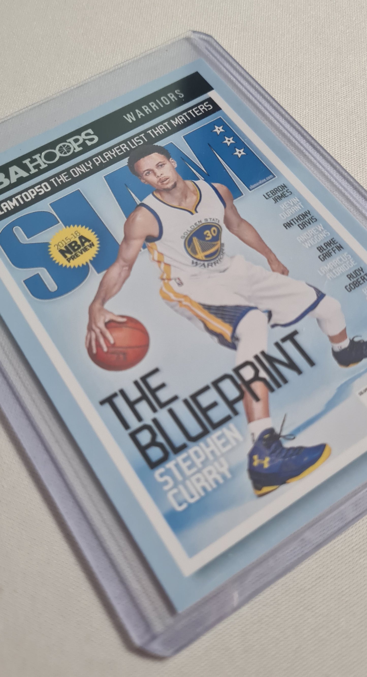 SLAM Basketball Lot (8 Cards) - 2021-22 Panini Hoops Basketball NBA Featuring 8 Super Stars