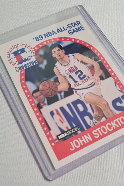 NBA Basketball '89 All-Star Game Lot (5 Cards) - 1989 NBA Hoops All-Star Weekend Houston Super Stars