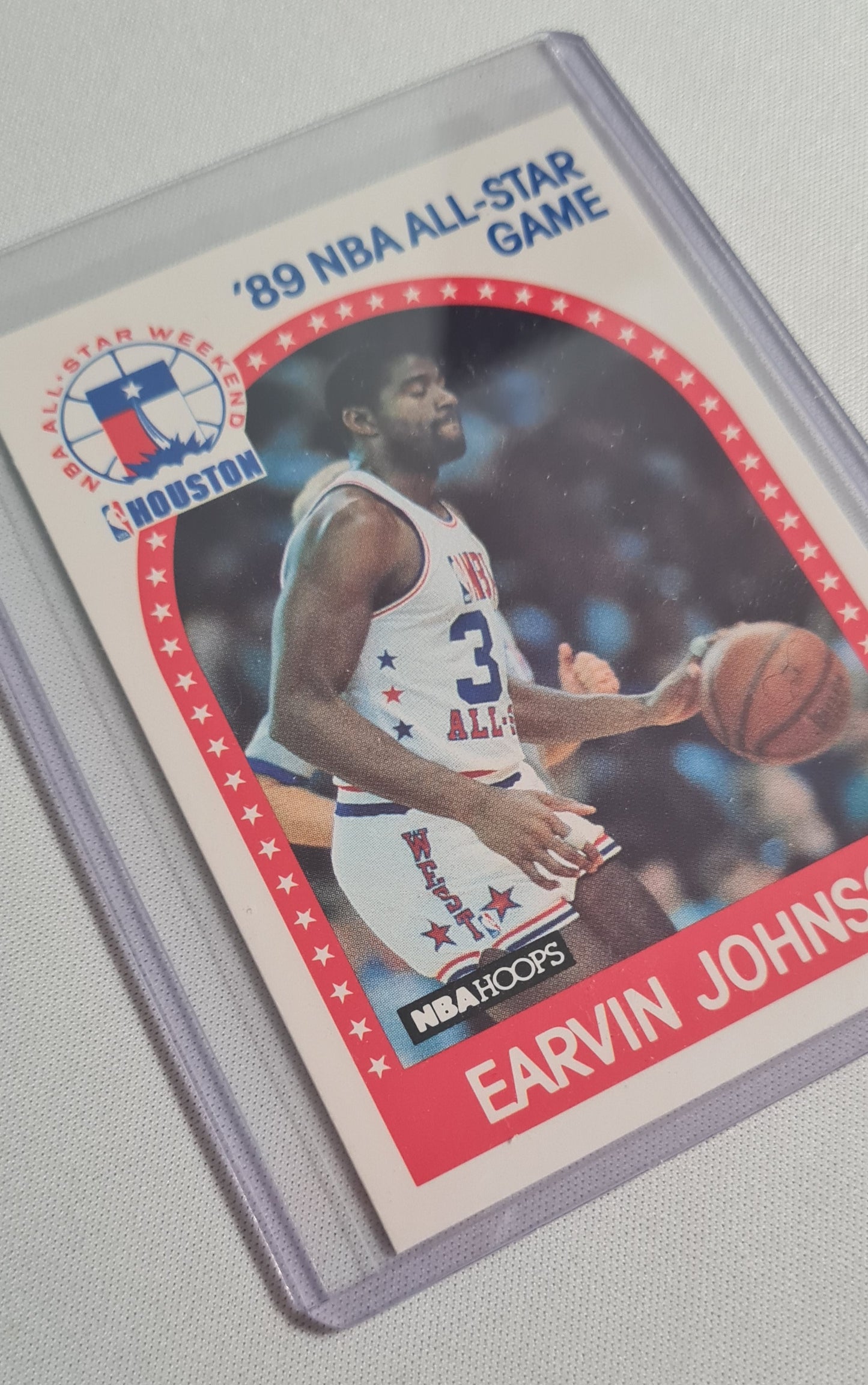 NBA Basketball '89 All-Star Game Lot (5 Cards) - 1989 NBA Hoops All-Star Weekend Houston Super Stars
