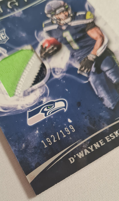 D'Wayne Eskridge - 2021 Panini Origins Football (RC) NFL Seahawks #RP-DE /3 Color Patch /199