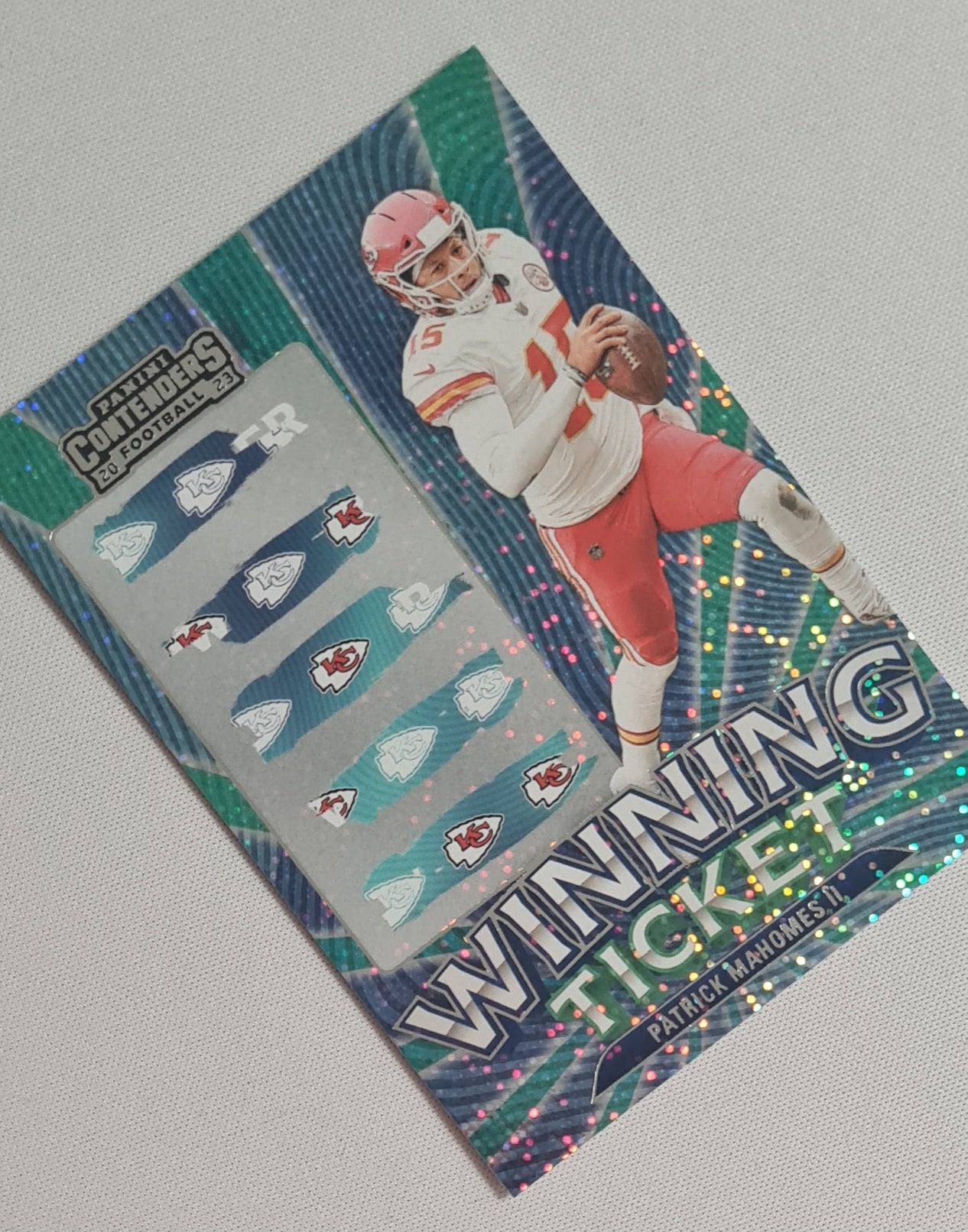Patrick Mahomes II - 2023 Panini Contenders Football "Winning Ticket" NFL Chiefs #16