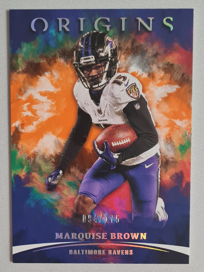 Marquise Brown - 2021 Panini Origins Football NFL Ravens #9 /175