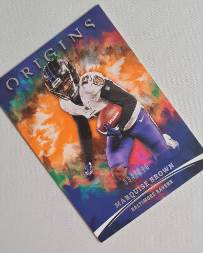 Marquise Brown - 2021 Panini Origins Football NFL Ravens #9 /175