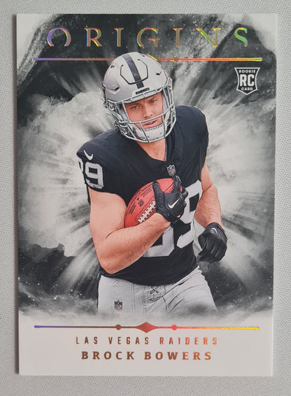 Brock Bowers - 2024 Panini Origins NFL Football Raiders (RC) #146