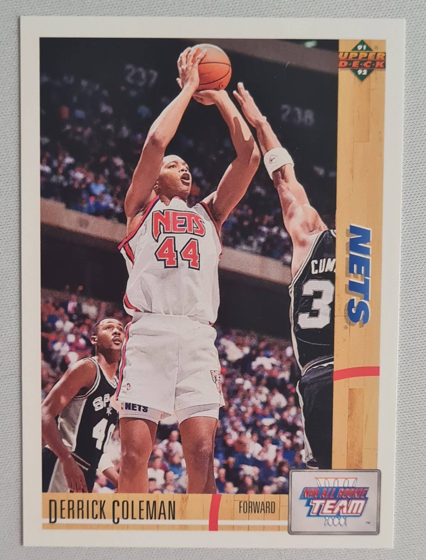 Derrick Coleman - 1991 Upper Deck NBA All-Rookie Team #35