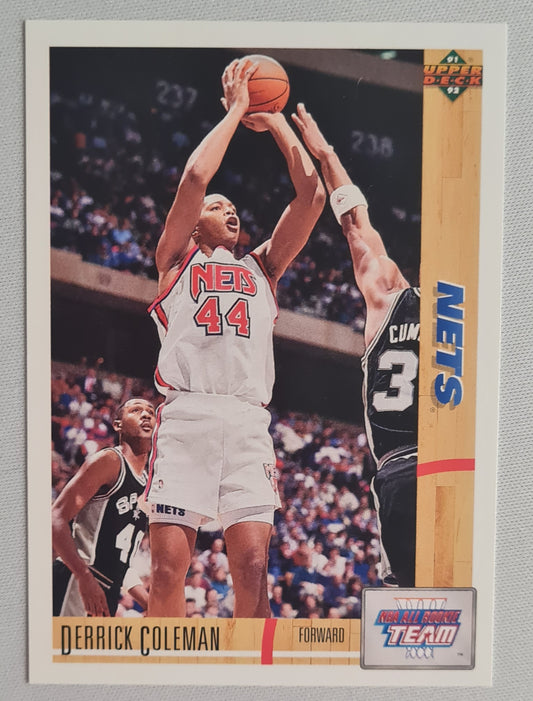 Derrick Coleman - 1991 Upper Deck NBA All-Rookie Team #35