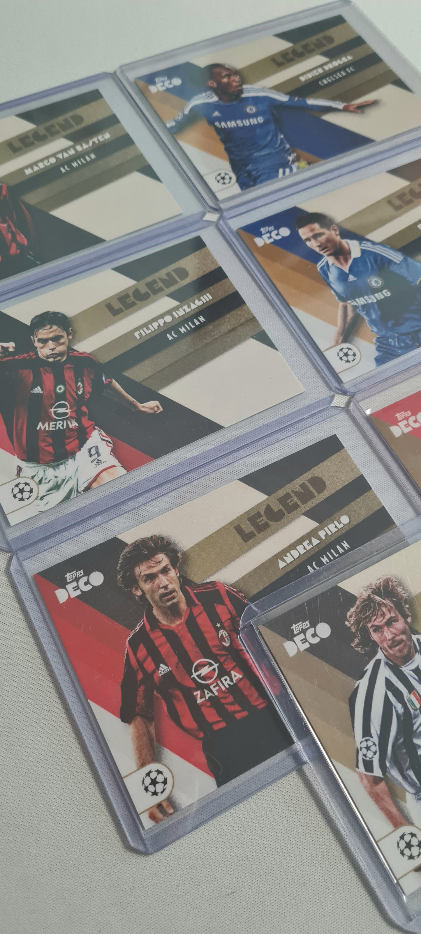 Soccer Topps Deco Lot ( 7 Cards) - 2022 Topps Deco Legends