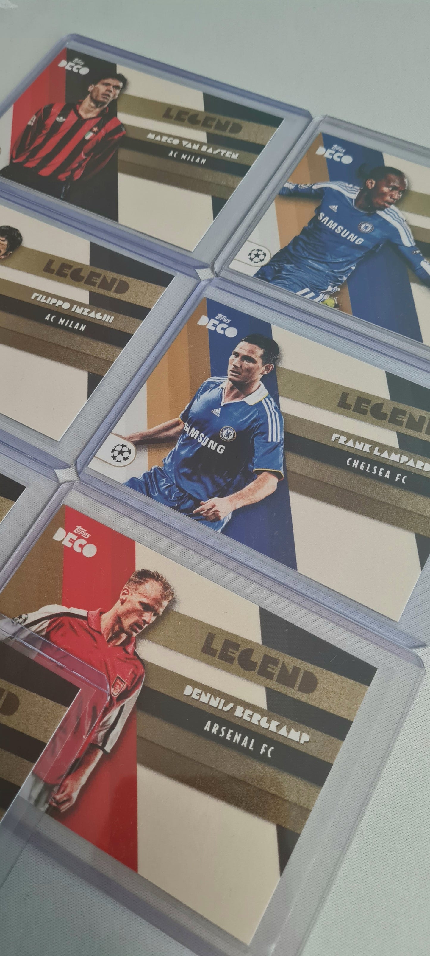Soccer Topps Deco Lot ( 7 Cards) - 2022 Topps Deco Legends