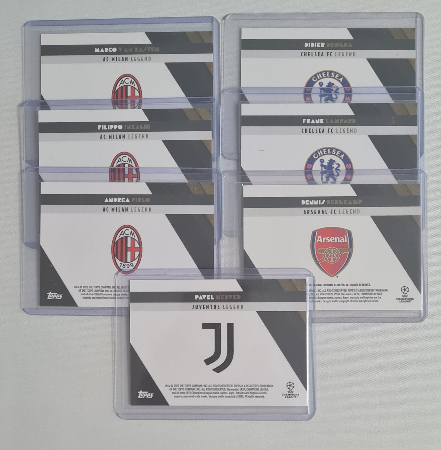 Soccer Topps Deco Lot ( 7 Cards) - 2022 Topps Deco Legends